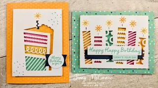 Easy card making with our Light the Candles card kit from Stampin' Up!
