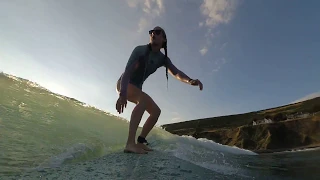 Saunton Sands summer longboard surf 26th July 2018