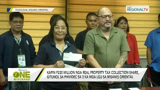One Mindanao: P200 million nga kantidad sa real property tax collections, gitunol sa PHIVIDEC