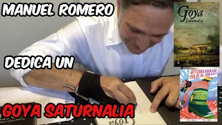 Manuel Romero dedica un Goya Saturnalia en el Salón del Cómic de Getxo 2022