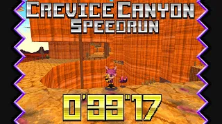 Sonic Robo Blast 2: Willo Speedrun (Crevice Canyon 0:33.17)