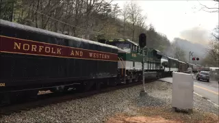 Norfolk & Western J611 on NS 958 - Ridgecrest, NC