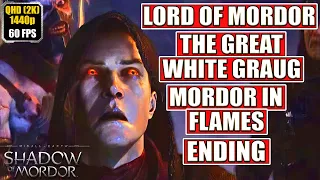 Shadow of Mordor Ending [Big Game - The Great White Graug - Lord of Mordor] Gameplay Walkthrough