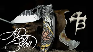 Borka Blade Stitch full Hand Engraving made by Airslon