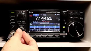 Icom IC7300 A to Z #30 RF/SQL Control Function Settings