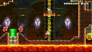 The huge, "intiminating" Castle. by Angel_497 🍄Super Mario Maker 2 ✹Switch✹ No Commentary #coo