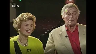 Charlton Heston and Lydia Heston, 1994, Dallas TX