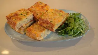 Julie Goodwin cooks Zucchini Slice