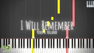 I Will Remember - Peder B. Helland [Piano Tutorial with Synthesia]