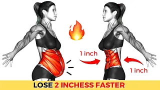 30-Min Standing Workout ➜ LOSE 2 INCHES OFF WAIST in 1 Week | Small Waist Exercises For ABS & Waist