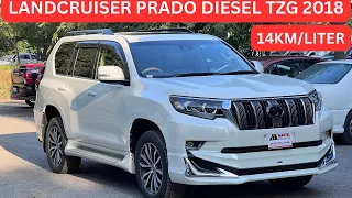 TOYOTA LANDCRUISER PRADO TZG 2018 DIESEL GDJ151 | DETAIL REVIEW| SARDAR NOUMAN MOTOVLOGS