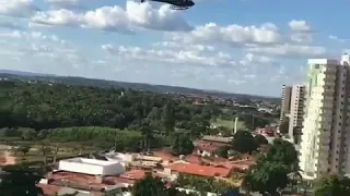 Helicóptero do CTA procura fugitivos da casa de detenção