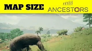 HOW BIG IS THE MAP in Ancestors: The Humankind Odyssey? Walk Across the Map