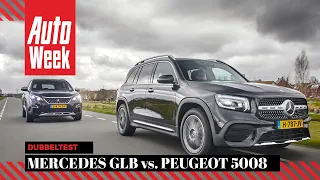 Mercedes-Benz GLB vs. Peugeot 5008 - AutoWeek Dubbeltest - English subtitles