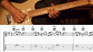 How to Play the Intro and Solo to You Should Probably Leave by Chris Stapleton on Guitar with TAB