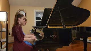 Anna & Elisa Plano play C. Chaminade, Pièces Romantiques Op. 55