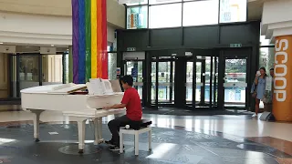 I Played Elton John Your Song in Public Gets a Wedding Proposal Cole Lam 12 Years Old