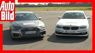 Audi A6 (2018) vs BMW 5er (2017) Vergleich/Test/Review