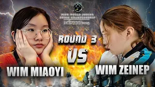 Ang FREAK ATTACK variation sa SICLIAN! | WIM Miaoyi vs. WIM Sultanbek World Juniors Girls 2023