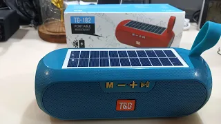 Solar Lamp TG-182 speaker - колонка с солнечной батареей, Bluetooth, TF, Line IN и радио