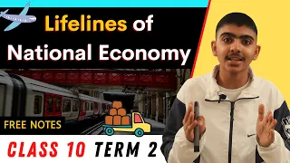 LIFELINES OF NATIONAL ECONOMY | CLASS 10 SST TERM 2 | ONE SHOT FULL CHAPTER  💥👍 | Learn with Madhu