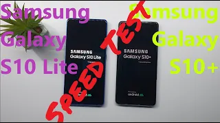 Samsung Galaxy S10+ vs Samsung Galaxy S10 Lite - SPEED TEST + multitasking - Which is faster!?