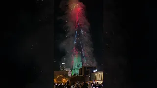 Burj Khalifa New Year fireworks 2023 | Dubai UAE in 4K