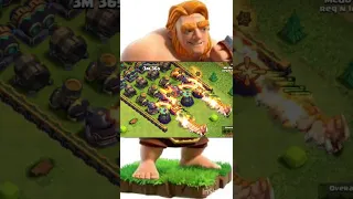 300 Super Giants Vs. Th14 Ultimate Base Defense Formation (Clash Of Clans) #shorts #viral #short