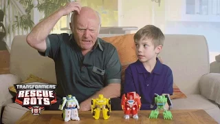 Transformers Australia - 'Rescue Bots' Grandpa Unboxing | Transformers Official