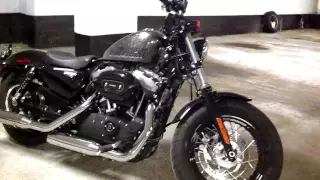 Harley Davidson Forty-Eight startup and walk around