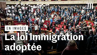 Loi immigration adoptée : le résumé de la soirée