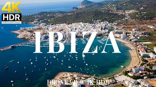 Ibiza 4K drone view 🇪🇸 Flying Over Ibiza | Relaxation film with calming music - 4k HDR