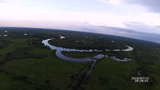 Припять и Кожан-Городок с высоты птичьего полёта