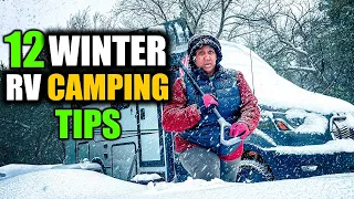 12 Best COLD Winter RV Camping Tips That Will Keep You Safe and Warm