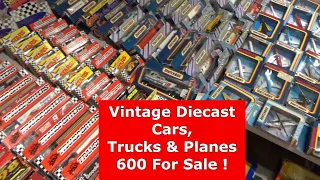 600 Matchbox, Corgi and Dinky - Cars, Trucks & Planes 1960s 70s, 80s 90s models