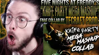 Vapor Reacts #1252 | FNAF MEGA COLLAB "Knife Party Mega Mashup" by @TFCraftProductions REACTION!!