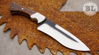 Making a Bowie knife from an Old Saw Blade
