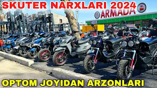 ARMADA MOTORS OPTOM  SIFATLI VA KAFOLATLI JOYIDAN SIZ KUTGAN SKUTER NARXLARI