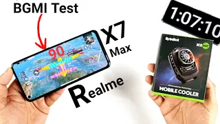 Realme X7 Max BGMI 90fps Using Gaming Cooler Clip can this cool down while gaming 🤔🤷‍♂️🔥