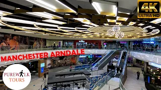 Manchester, England Arndale Shopping Centre 4K Walk Tour