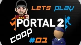 Let's Play Portal2 Coop #01 - Ab geht der Fisch  [Deutsch] [HD] [blind]