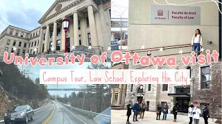 University of Ottawa Vlog | Campus Tour, Law School, Exploring the City