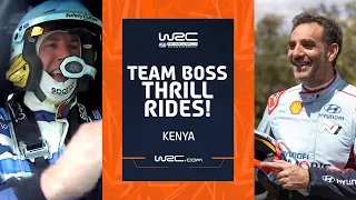 Team Bosses Left SPEECHLESS After Thrill Rides! | WRC Safari Rally Kenya 2024