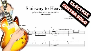 Stairway To Heaven solo TAB - electric guitar solo tabs (PDF + Guitar Pro)