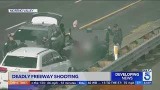 Man killed in 215 Freeway shooting in Moreno Valley