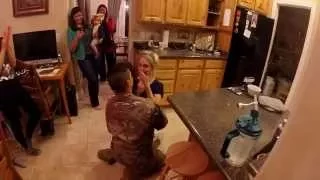 Soldier Surprises His Family Day Before Thanksgiving