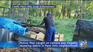 Man Caught On Camera Illegally Dumping