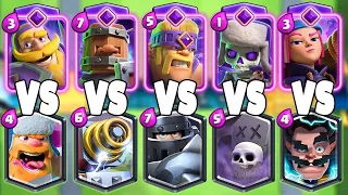 EVOLVED CARDS vs LEGENDARY CARDS - Clash Royale Challenge