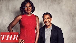 Kareem Abdul-Jabbar Interviews Denzel Washington & Viola Davis Stars of 'Fences' | THR