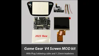 IPS V4 - LCD Display Mod - Installation " Sega Game Gear "